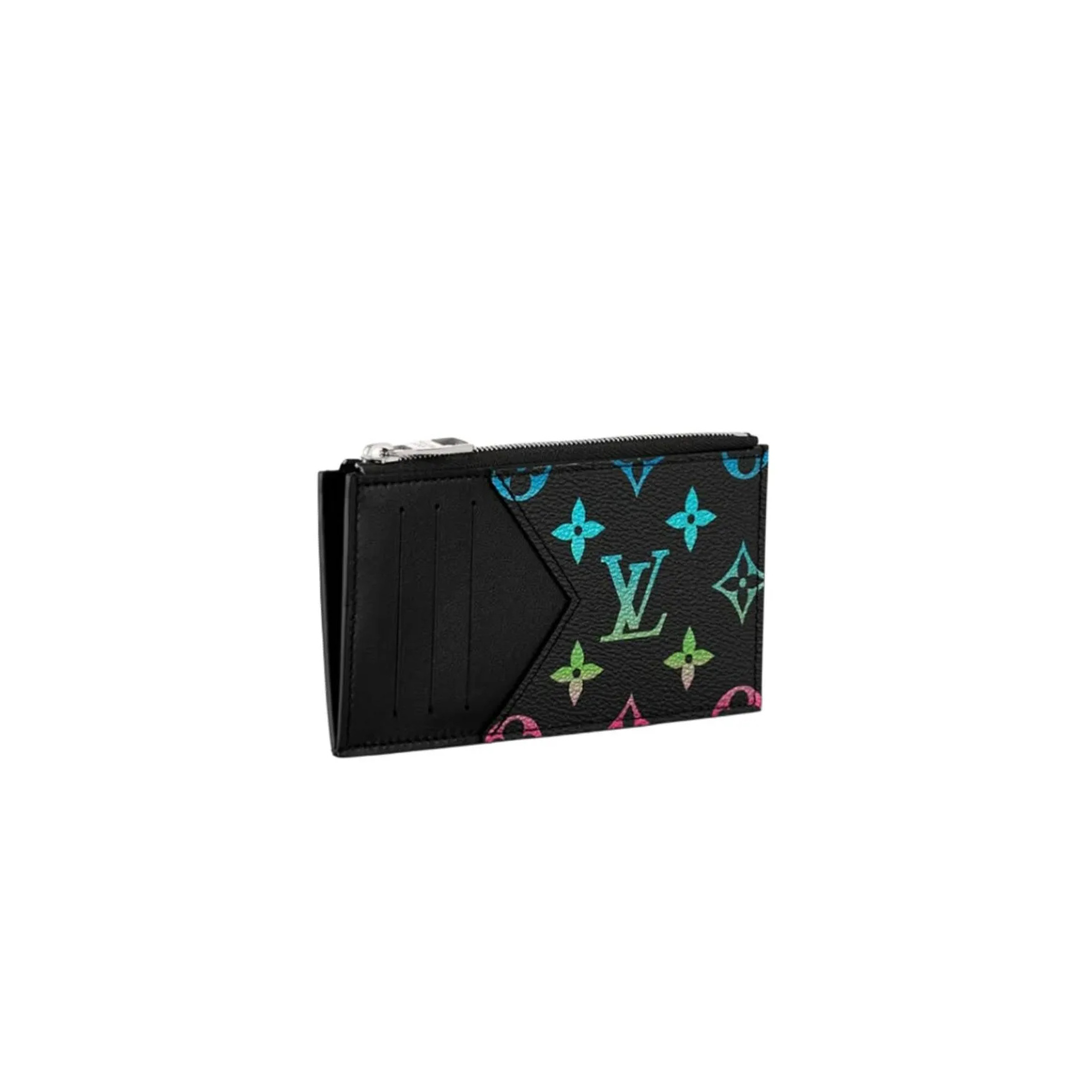 LOUIS VUITTON MURAKAMI VICTOR MONOGRAM MUTATION WALLET BLACK M12641 (14.5*8cm)